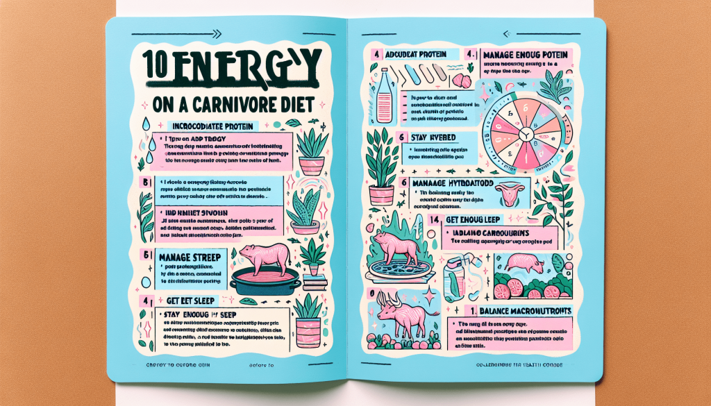 10 Tips to Maintain Energy Levels on the Carnivore Diet