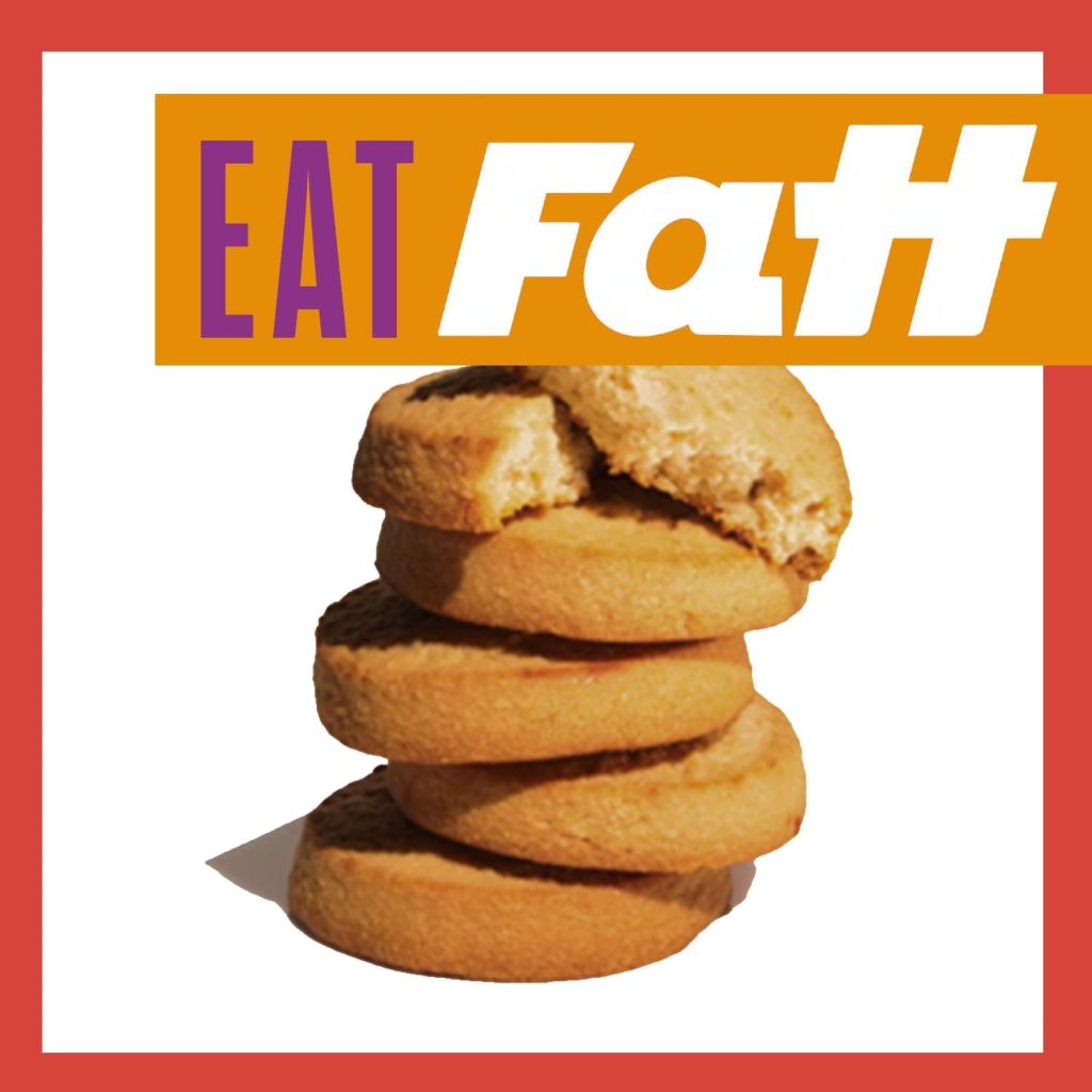 Fatt Keto Butter Cookies - Almond  Vanilla, 5-Pack x 30g - 1.5g Carbs - 100% Natural Keto Snacks with Super Fats - Low Carb, High Fibre, Low Sugar  Sweetener Free Keto Snack