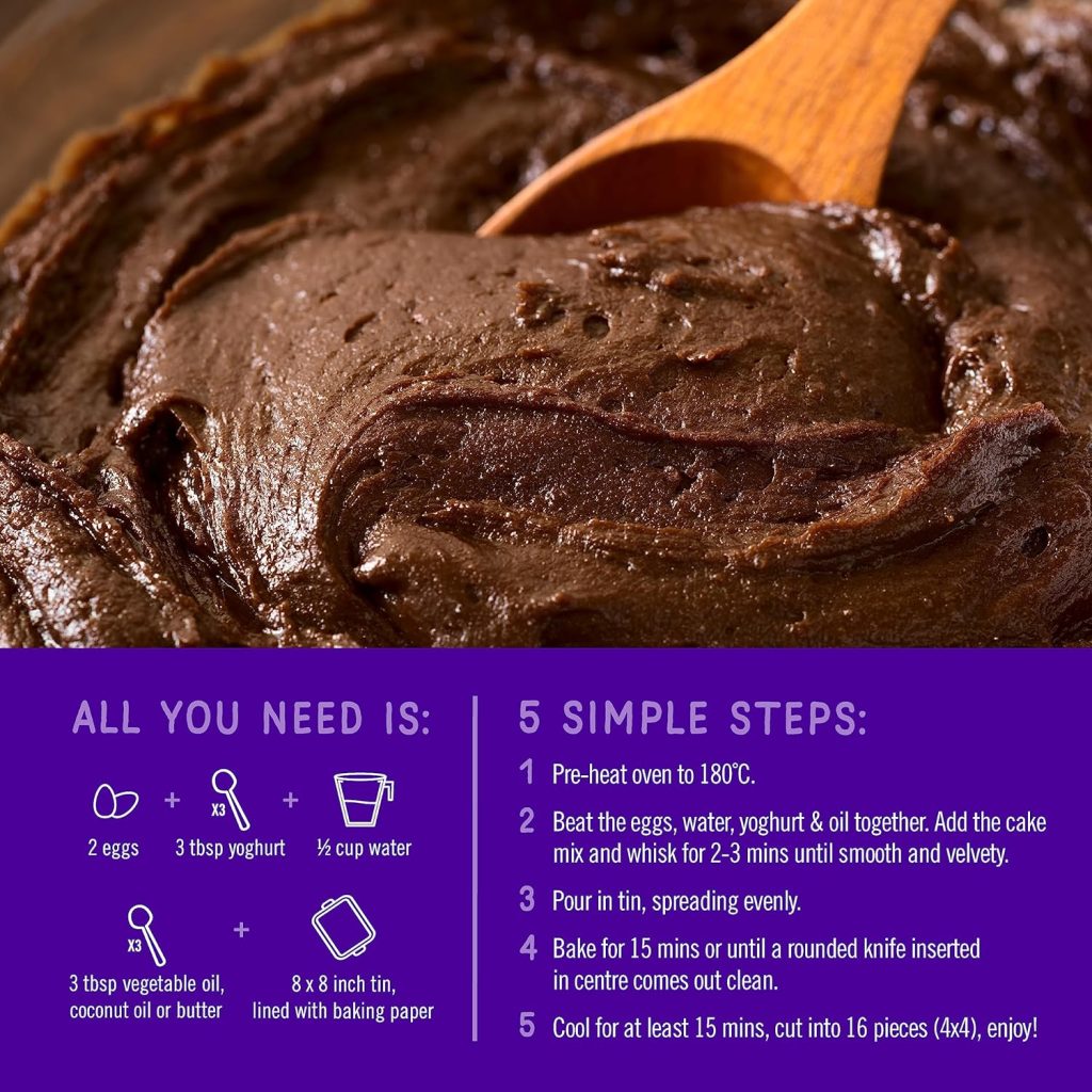 Fitbakes : 89 Calorie Chocolate Cake Mix, (16 slices) Keto cake mix, Low Carb Snack, 5g Protein Snack Low Calorie Cake Diabetic Chocolate, Low Sugar Chocolate Protein Brownie Keto Chocolate Cake Mix