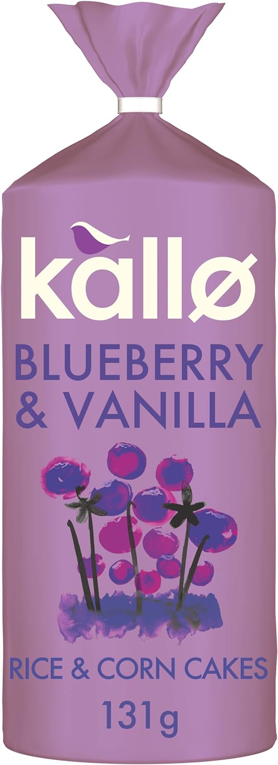 Kallo Blueberry & Vanilla Corn & Rice Cakes Review